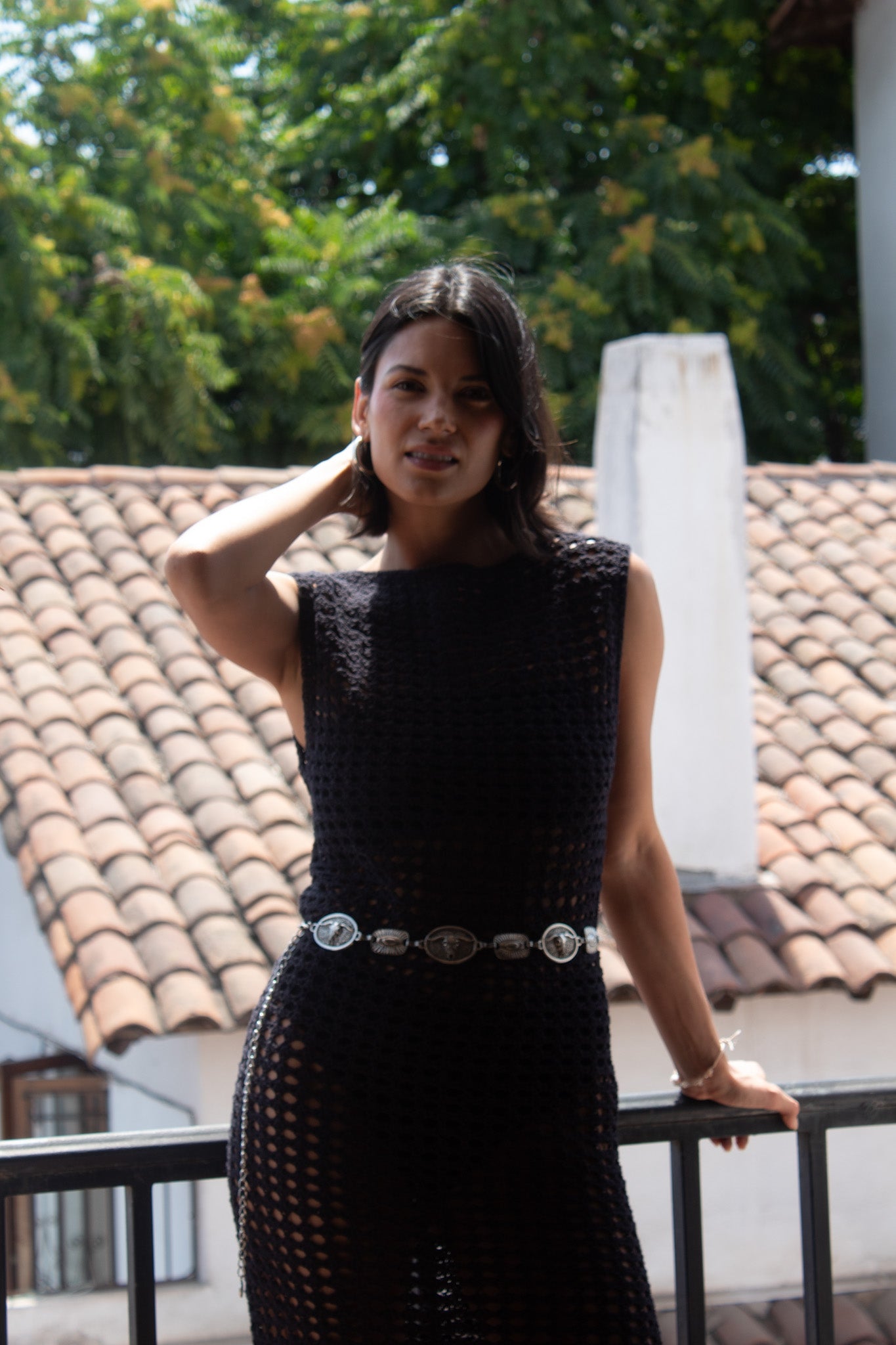 VESTIDO LARGO CLEOPATRA NEGRO