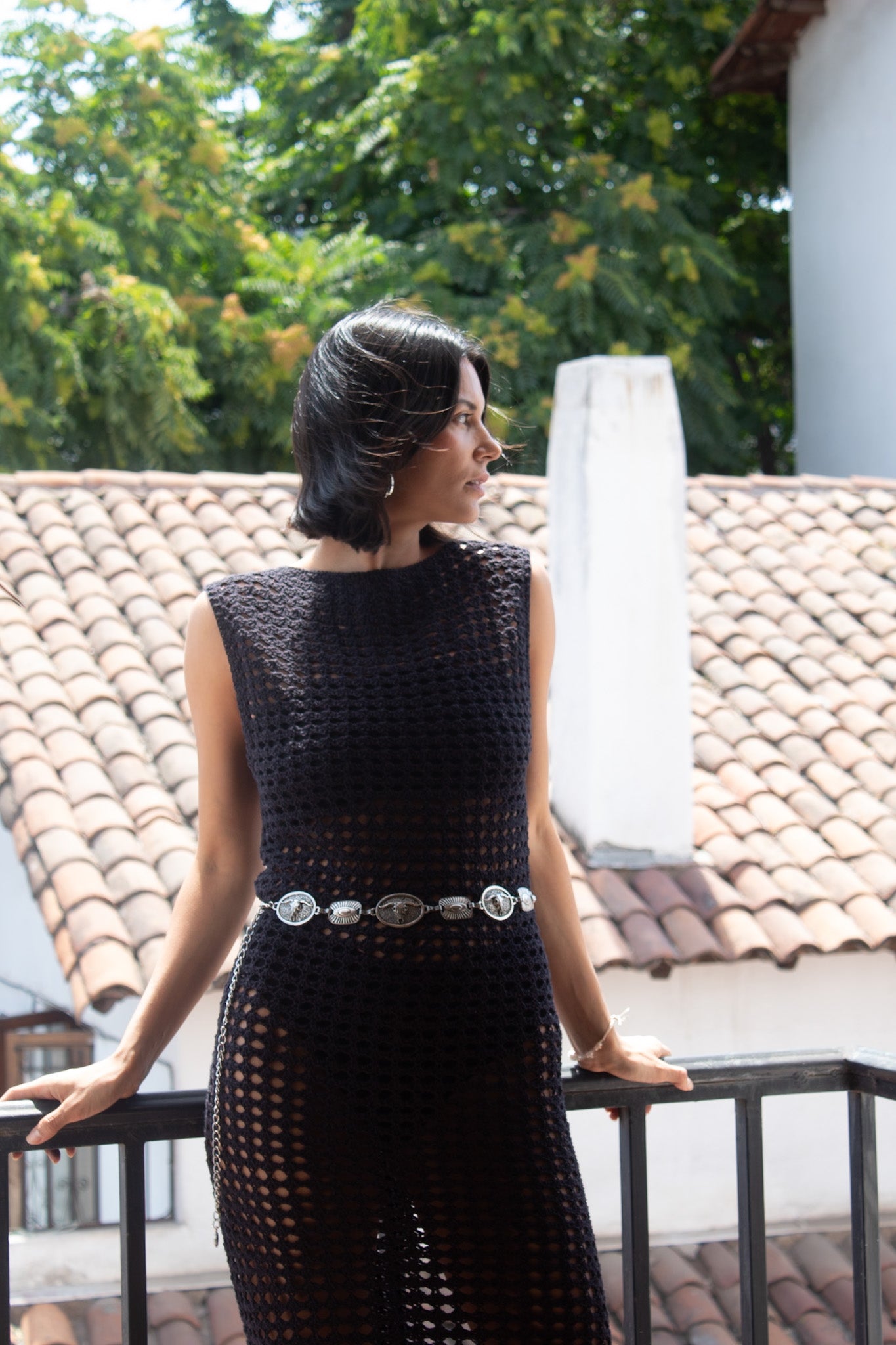 VESTIDO LARGO CLEOPATRA NEGRO