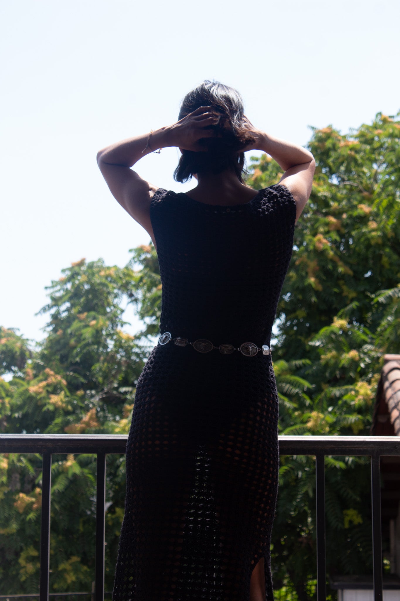 VESTIDO LARGO CLEOPATRA NEGRO