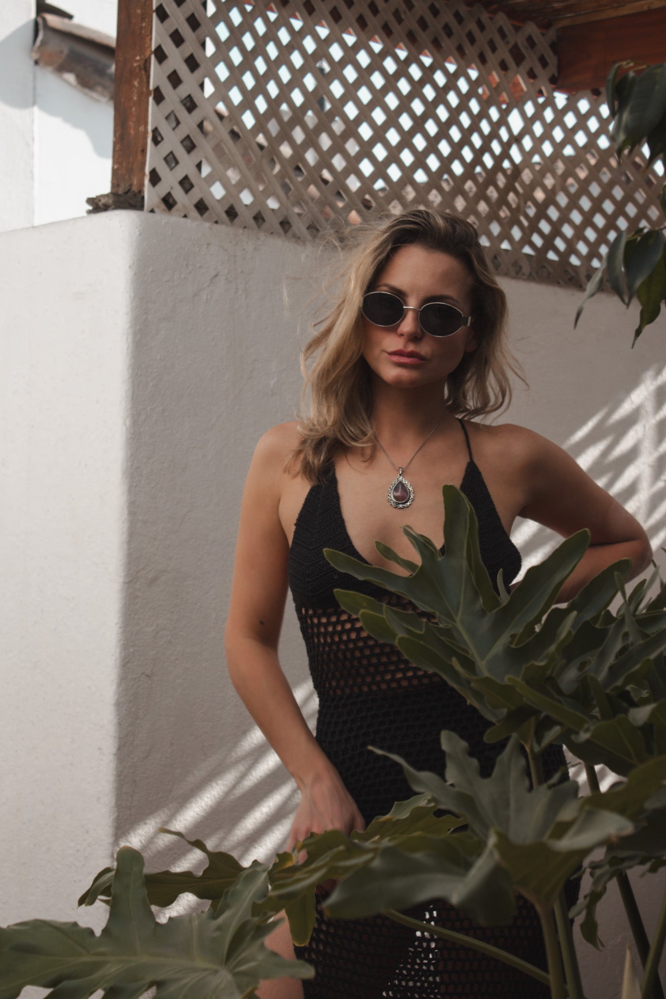 VESTIDO LARGO COSTA BRAVA NEGRO