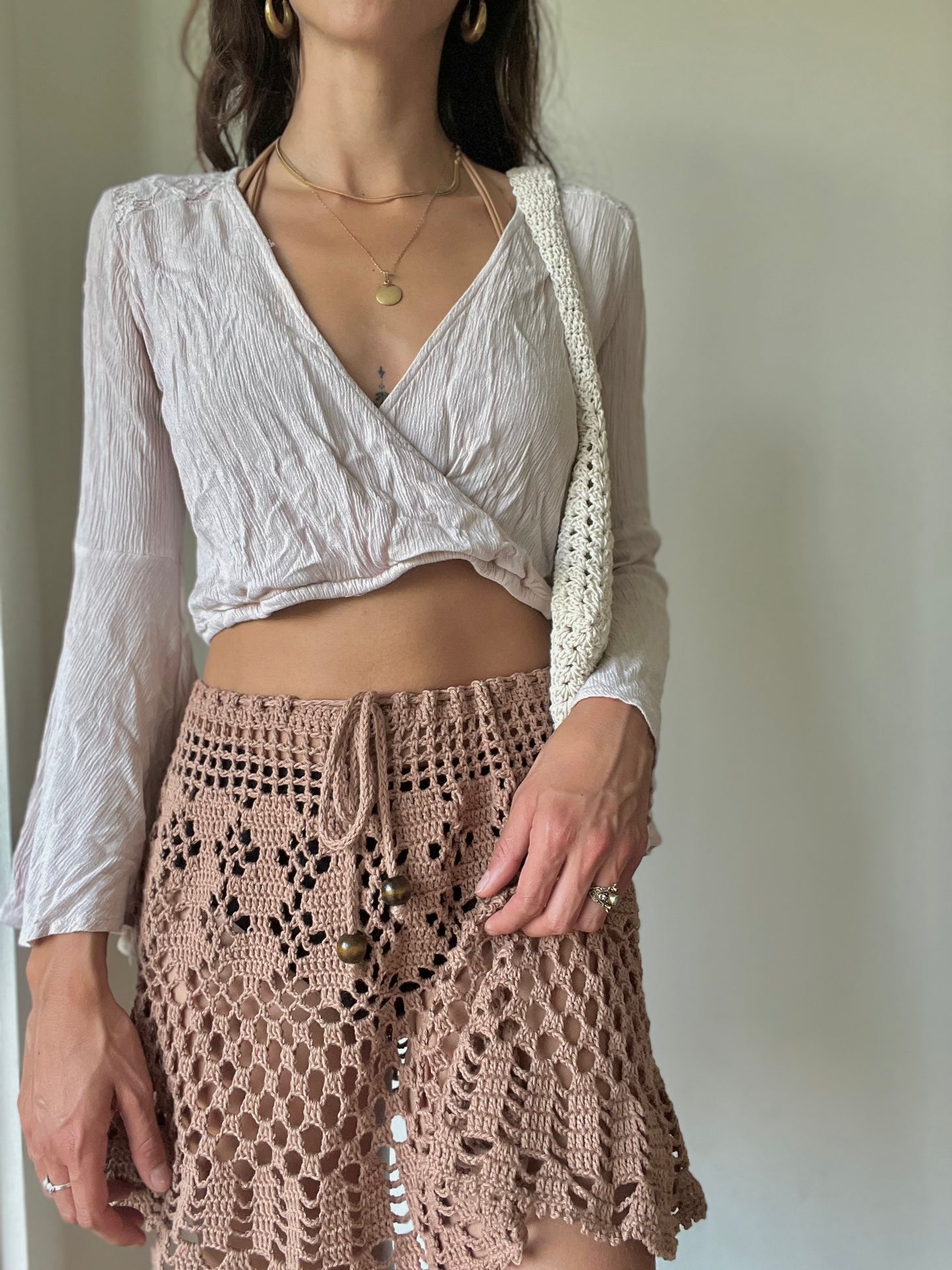 FALDA CORTA ABANICO